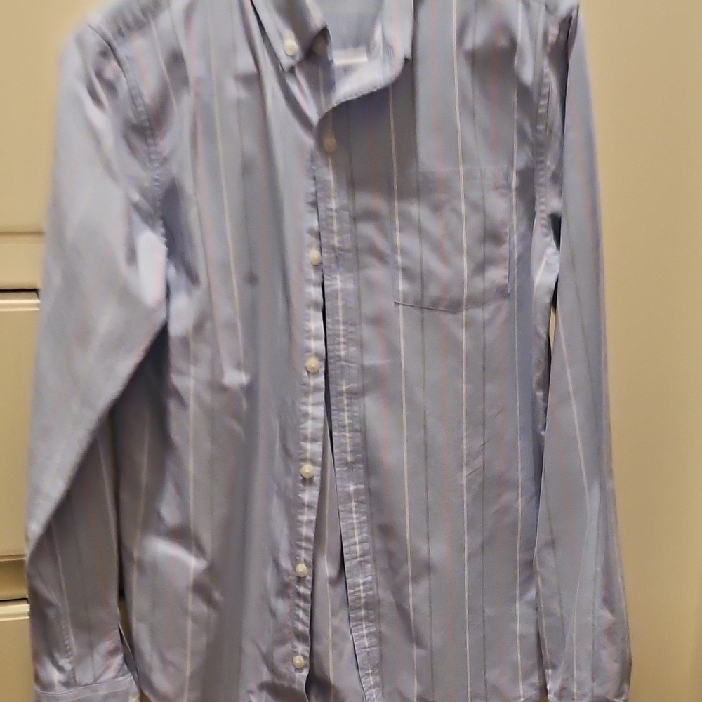 Men's Blue Striped Shirt